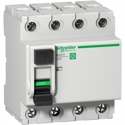 Wyłącznik różnicowoprądowy Multi9 GFP-UL 3P+N 25A 30mA typ A-SI M9R81425 SCHNEIDER (M9R81425)