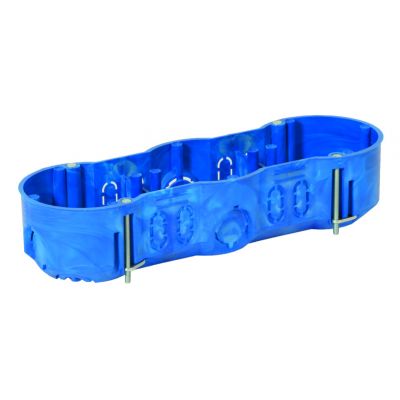 Puszka instalacyjna do GK 3-polowa 3x60 regips KP64/3L niebieska SIMET (80169003)