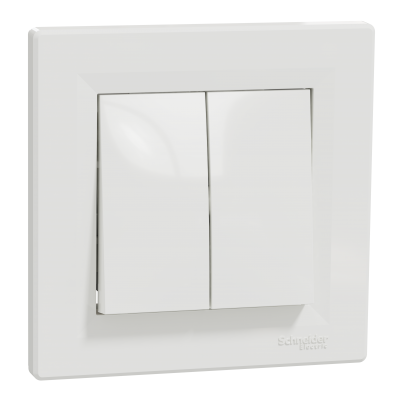 Asfora łącznik podwójny schodowy biały EPH0600121 SCHNEIDER (EPH0600121)