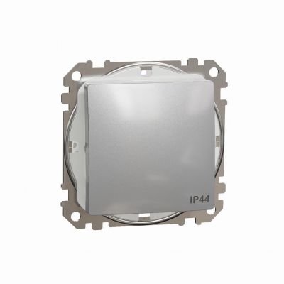 Sedna Design & Elements Łącznik schodowy IP44 srebrne aluminium SDD213106 SCHNEIDER (SDD213106)