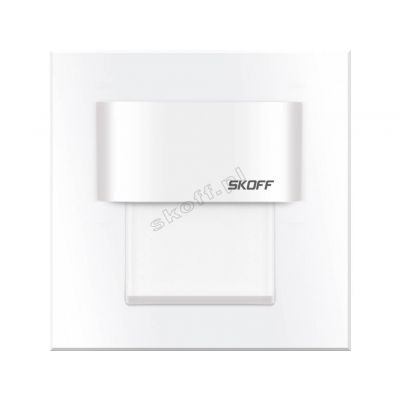 Oprawa schodowa LED TANGO mini stick LED Light 0,4W 10V DC 6500K barwa zimna IP20 biały mat SKOFF (ML-TMS-C-W-1-PL-00-01)