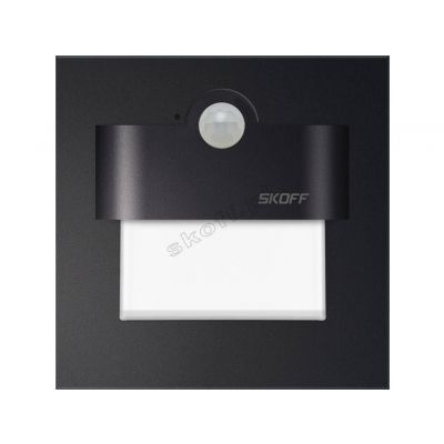 Oprawa schodowa LED Tango LED PIR 120 Motion Sensor Light 1,0W 10V DC 3000K barwa ciepła IP20 czarny mat SKOFF (MJ-TAN-D-H-1-ML-ML-01)