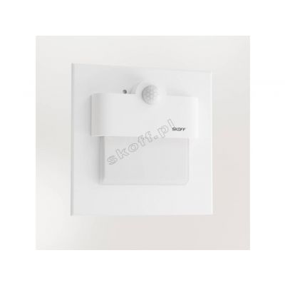 Oprawa schodowa LED Tango LED PIR 120 Motion Sensor Light 2,4W 230V AC 3000K barwa ciepła IP20 biały mat  SKOFF (MM-TAN-C-H-1-ML-ML-01)