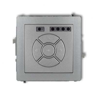 KARLIK DECO Elektroniczny sterownik rolety (sterowanie lokalne i pilotem) srebrny metalik 7DSR-2 (7DSR-2)