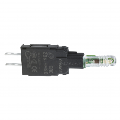 Harmony XB6 Wskaźnik świetlny pomarańczowy 230-240V LED standardowy Faston ZB6EM8B SCHNEIDER (ZB6EM8B)