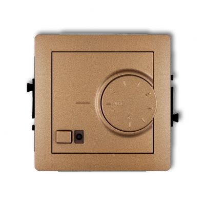 KARLIK DECO Elektroniczny regulator temperatury z czujnikiem powietrznym złoty metalik 8DRT-2 (8DRT-2)