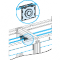 Rozdzielnice PrismaSet łącznik szyn 50/60mm poziomych LVS04640 SCHNEIDER (LVS04640)