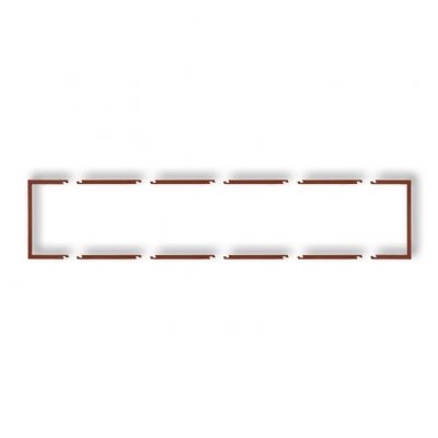 KARLIK Ramka wypełniająca pięciokrotna DECO brązowy metalik 9DRW-5 (9DRW-5)