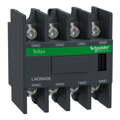Blok styków pomocniczych wyprzedzających LC1 4Z zaciski śrubowe LADN406 SCHNEIDER (LADN406)