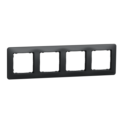 Sedna Design & Elements Ramka poczwórna czarny antracyt SDD314804 SCHNEIDER (SDD314804)