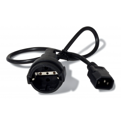 Kabel zasilający 10A o długości 0,6m C14 na BS1363 (gniazdo brytyjskie) AP9881 AP9880 SCHNEIDER (AP9880)