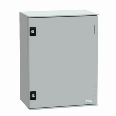 Thalassa Obudowa poliestrowa wisząca PLM z płytą bakelitową IP66 430x330x200 mm NSYPLM43BG SCHNEIDER (NSYPLM43BG)