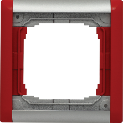 KOS66 PLUS ; Ramka składana kolorowa x1 ; ALUMINUM + CZERWONY (66401081)