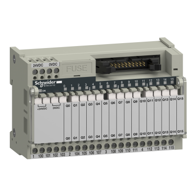 Modicon ABE7 podbaza do elektromechanicznych przekaźników 16 kanałów przekaźnik 5mm ABE7R16T111 SCHNEIDER (ABE7R16T111)