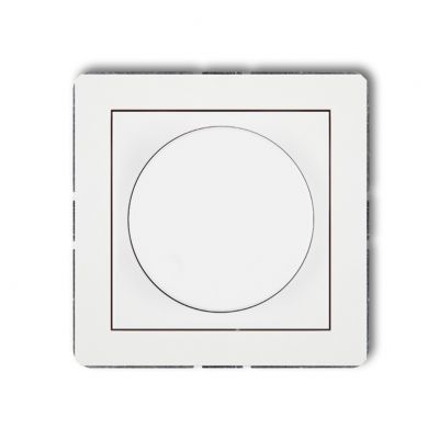 KARLIK DECO Elektroniczny regulator oświetlenia przycisk-obrót do lamp LED biały DRO-2 (DRO-2)