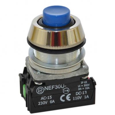 Przycisk NEF30-UWXY/W3 niebieski (W0-NEF30-UW XY/W3 N)