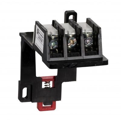 Adapter do zacisków TeSys LRD do montowania na szynie of LRD15- LR3D15- połączenie LUG LAD7B1056 SCHNEIDER (LAD7B1056)