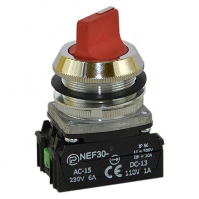 Przycisk NEF30-P2X/W3 czerwony (W0-NEF30-P 2X/W3 C)