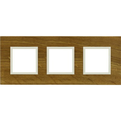 DANTE ; Ramka 3x  LIGHT OAK (4522383)