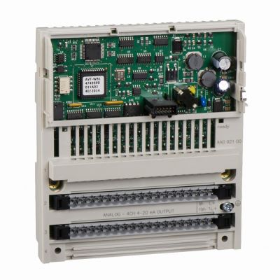 Modicon Momentum podstawa wyjść analogowych 4 wyjścia 0..20 mA 170AAO12000 SCHNEIDER (170AAO12000)