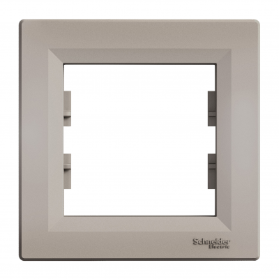 Asfora ramka pojedyncza 1-krotna pozioma brąz EPH5800169 SCHNEIDER (EPH5800169)