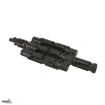 ZŁĄCZE SOLARNE MC4 1000V POTRÓJNE RÓWNOLEGŁE PARA BEMKO (E09-SC4-1,0KV-3T)