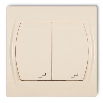 KARLIK LOGO Łącznik podwójny schodowy beżowy 1LWP-33 (1LWP-33)