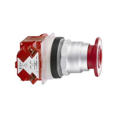 Harmony 9001K Przycisk bezpieczeństwa fi30mm z główką grzybkową fi 41mm metalowa ramka czerwony TK 9001KR9R20H6 SCHNEIDER (9001KR9R20H6)