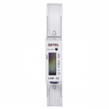 Licznik energii elektrycznej 1-fazowy LCD Typ: LEM-02 ZAMEL (EXT10000033-WPL)