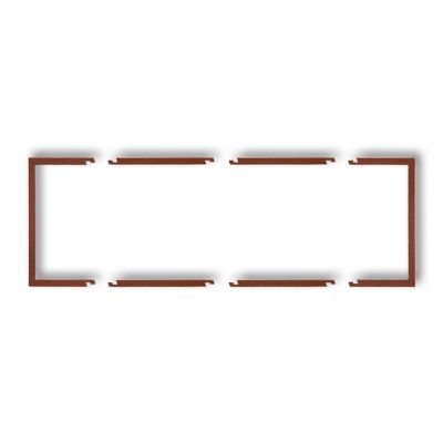 KARLIK Ramka wypełniająca potrójna DECO brązowy metalik 9DRW-3 (9DRW-3)