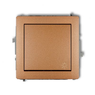 KARLIK DECO Przycisk zwierny /światło/ złoty metalik 8DWP-5 (8DWP-5)