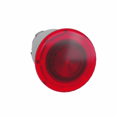 Harmony XB4 Przycisk grzybkowego fi40 czerwony z samopowrotem LED metalowy ZB4BW443 SCHNEIDER (ZB4BW443)
