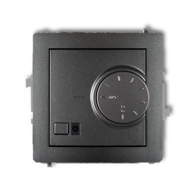 KARLIK DECO Elektroniczny regulator temperatury z czujnikiem powietrznym grafitowy 11DRT-2 (11DRT-2)