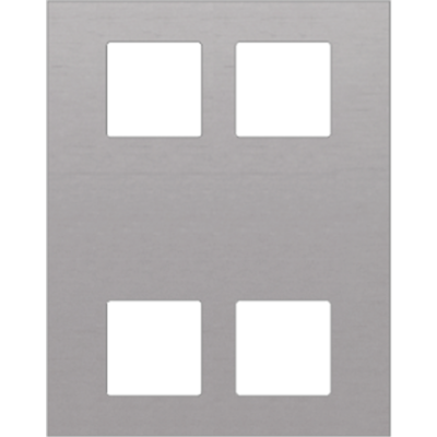 VENA OFFICE ; RAMKA x2 / 240mm x 182mm INOX (5641604)