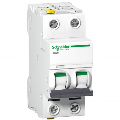 Wyłącznik nadprądowy Acti9 iC60H 2P C0,5A A9F07270 SCHNEIDER (A9F07270)