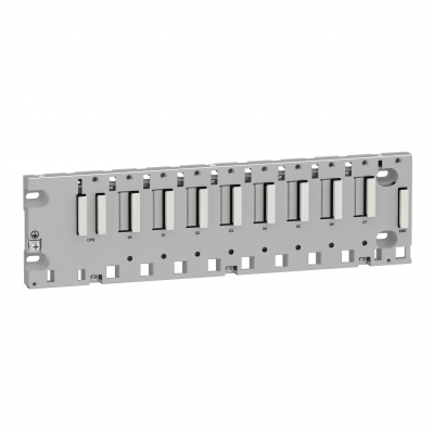 Modicon X80 płyta typu Rack 8 otworów montaż panelowy płytowy lub na szynie DIN BMXXBP0800 SCHNEIDER (BMXXBP0800)