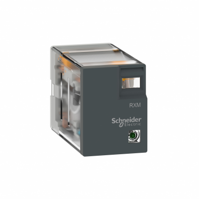 Zelio Relay Miniaturowa wtyczka przekaźnika Zelio RXM2L 2 C/O 230 V AC 5 A z diodą LED RXM2LB2P7 SCHNEIDER (RXM2LB2P7)