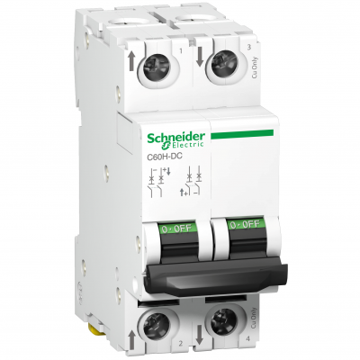 Wyłącznik nadprądowy Acti9 C60H DC 2P C32A A9N61535 SCHNEIDER (A9N61535)
