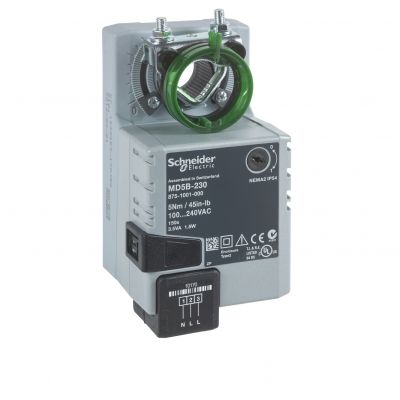 MD5A-24 siłownik przepustnicy 5 Nm sterowanie 0-10V zasilanie 24 VAC sygnał zwrotny 2-10V 8751009000 SCHNEIDER (8751009000)