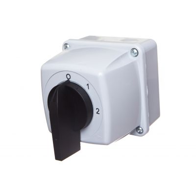 Łącznik krzywkowy 0-1-2 5P 16A w obudowie IP44 Łuk E16-33 951632 ELEKTROMET (951632)