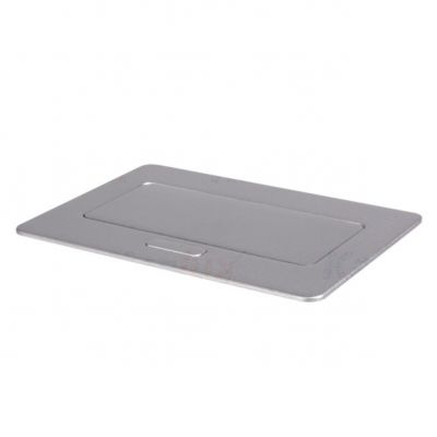Puszka stołowa soft POP-UP metalowa 2 x M45 srebrny BIURO+ 28313 KANLUX (28313)