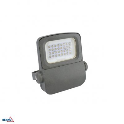NAŚWIETLACZ LED CAMPUS 30W 4000K 4200lm IP66 90X90 SZARY BEMKO (C66-LFC-030DG-4K-9090)