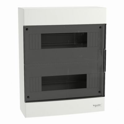Rozdzielnica natynkowa Easy9 EU IP40 EZ9EU-2-12-NT-T drzwi transparentne 2x12 EZ9EUC212 SCHNEIDER (EZ9EUC212)