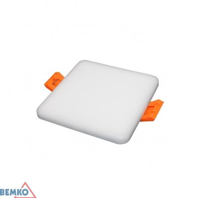 OPRAWA DOWNLIGHT LED WALED 10W 4000K 860LM IP66/IP20 PF>0.5 125x125x20MM KWADRAT BIAŁY BEMKO (C70-DLW-S125-100-4K-WH)