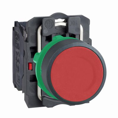Harmony XB5 Przycisk płaski czerwony plastikowy XB5AA42 SCHNEIDER (XB5AA42)