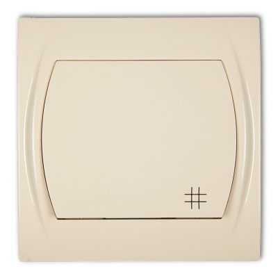 KARLIK LOGO Łącznik krzyżowy podświetlany beżowy 1LWP-6L (1LWP-6L)