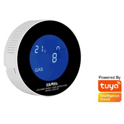 Czujnik gazu ziemnego i propan-butan CGZ-02 WiFi TUYA smart home ZAMEL (GAR10000074-WPL)
