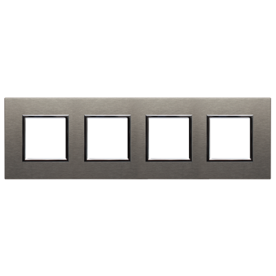 DANTE ; Ramka 4x INOX (4541284)