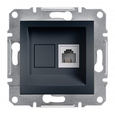 Asfora gniazdo telefoniczne RJ11 bez ramki antracyt EPH4100171 SCHNEIDER (EPH4100171)