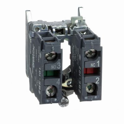 Harmony XB4 Korpus łącznik mocujący styk 1N/O+1N/C zacisk śrubowy ZB4BZ105 SCHNEIDER (ZB4BZ105)